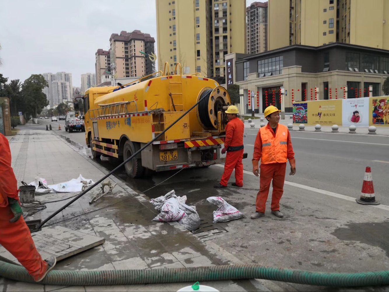 通榆排污管道清淤-管道清洗